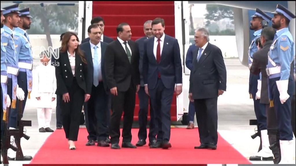 Delegasi AS bersama JD Vance Tiba di Pakistan