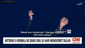 VIDEO: Artemis II Kembali ke Bumi Usai 10 Hari Mengorbit Bulan
