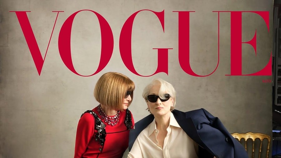 Anna Wintour dan Meryl Streep