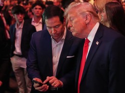 Video Momen Trump Nobar CCTV Detik-detik Penembakan di Gala Dinner AS
