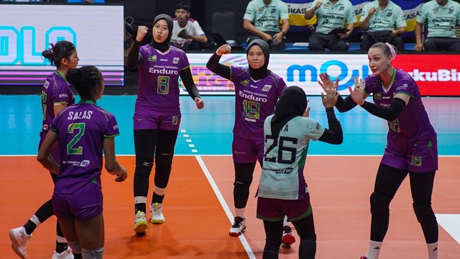 Jakarta Pertamina Enduro (JPE) butuh satu kemenangan lagi guna tampil pada babak grand final Proliga 2026 usai menang dramatis 3-2 atas Jakarta Electric PLN.