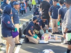 Latihan CPR, Warga Dilatih Tindakan Darurat Selamatkan Henti Jantung di CFD
