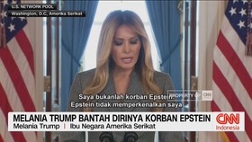 VIDEO: Melanie Trump Bantah Dirinya Korban Epstein