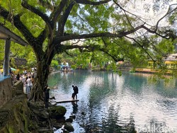 Sensasi Melepas Penat di  Telaga Biru Cicerem Kuningan