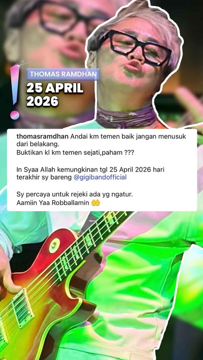 Video: Thomas Ramdhan akan Hengkang dari GIGI usai 30 Tahun Bersama