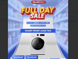 Mesin Cuci Front Load 7KG Cuma Rp 4 Jutaan di Transmart Full Day Sale