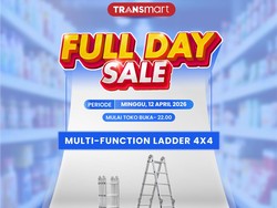 Cuma di Transmart Full Day Sale, Beli Tangga Multifungsi Jadi Semurah Ini