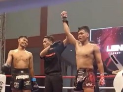 Mulki dan Andra Bersinar, Taklukan Atlet Nasional di Dunia MMA