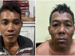 Dua Pria di Lampung Curi 46 Batang Besi Rel PT KAI