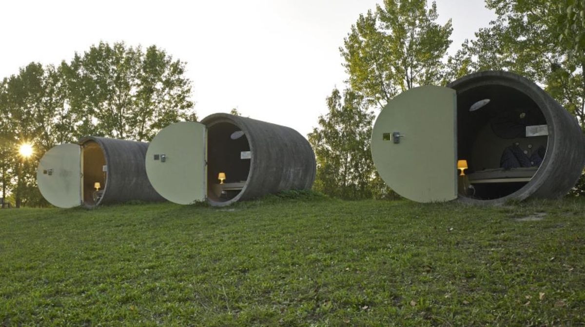 Dasparkhotel: Sensasi Menginap Di Dalam Pipa Beton, Bayar Seikhlasnya