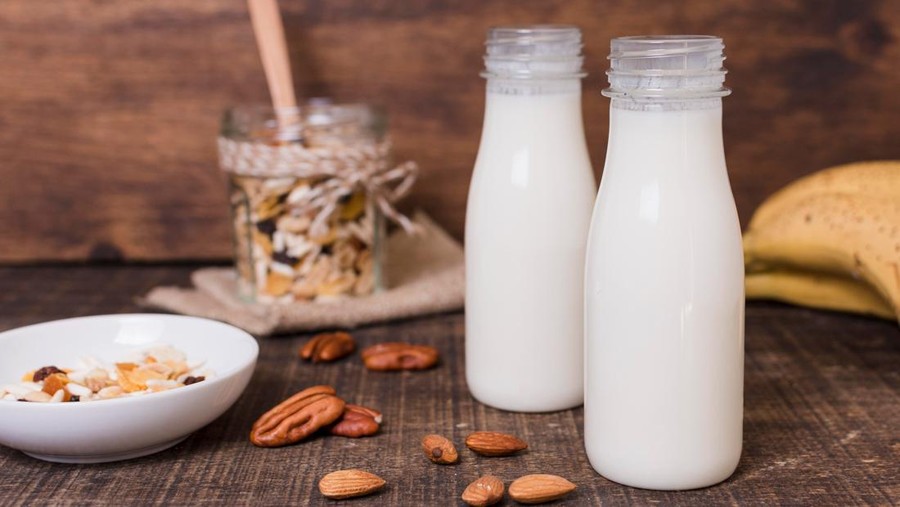 Ilustrasi susu nabati