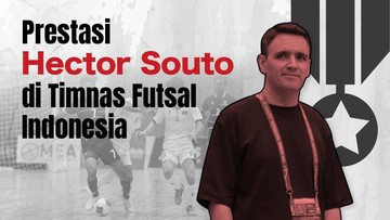 Berita Olahraga Terkini CNN Sport : INFOGRAFIS: Deret Prestasi Hector Souto di Timnas Futsal Indonesia