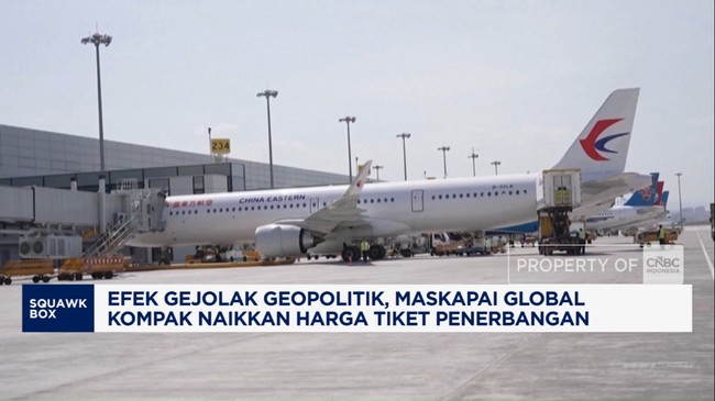 Video: Harga Avtur Meroket, Maskapai Dunia Naikkan Harga Tiket Pesawat