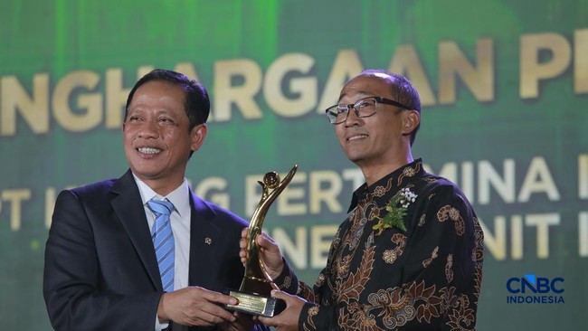Efisiensi Energi, Kilang Pertamina RUU III Plaju Raih PROPER Emas