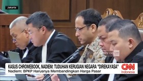 VIDEO: Kasus Chromebook, Nadiem: Tuduhan Kerugian Negara 