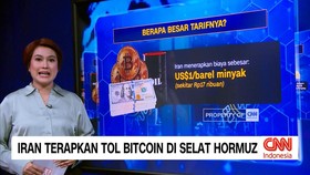 VIDEO: Iran Terapkan Tol Bitcoin di Selat Hormuz