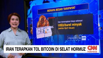 VIDEO: Iran Terapkan Tol Bitcoin di Selat Hormuz
