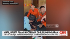 VIDEO: Viral, Balita Alami Hipotermia di Gunung Ungaran