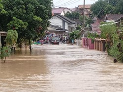 Banjir di Muara Enim Rendam Ratusan Rumah Warga