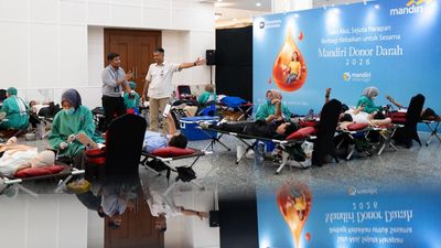Bank Mandiri Gelar Donor Darah Massal bagi 2.800 Pendonor di 11 Kota