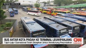 VIDEO: Bus Antar Kota Pindah ke Terminal Leuwipanjang