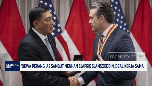 Video: 'Dewa Perang' AS Sambut Menhan Sjafrie Sjamsoeddin, Bahas Apa?