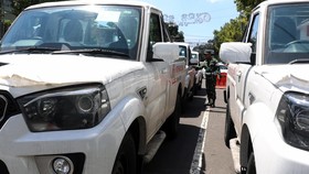 FOTO: Pikap Impor Operasional Kopdes Merah Putih Siap Dibagikan