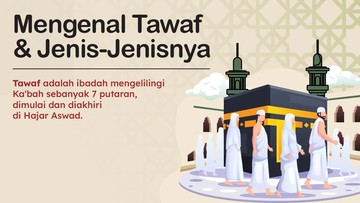 INFOGRAFIS: Mengenal Tawaf dan Jenis-Jenisnya