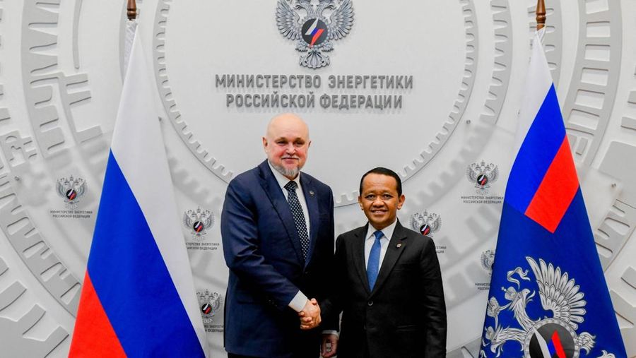 Menteri ESDM Bahlil Lahadalia mengadakan pertemuan bilateral dengan Menteri Energi Rusia di Moscow, Rusia, Selasa (14/4/2026). (Dok. Kementerian ESDM)