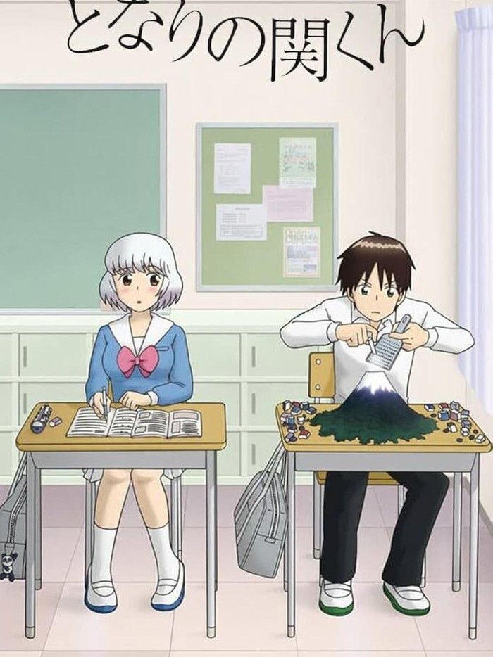 Rekomendasi anime yang perlu ditonton untuk newbie. Serial anime ini bercerita tentang seorang gadis bernama Rumi Yokoi yang suka diganggu oleh teman sekelasnya, Toshinari Seki. Keduanya duduk bersebelahan, tetapi Seki-kun tidak pernah belajar dengan benar.