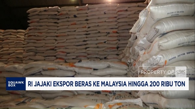 Video: RI Jajaki Ekspor Beras ke Malaysia hingga 200 Ribu Ton