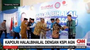 VIDEO: Kapolri Halalbihalal Dengan KSPI AGN