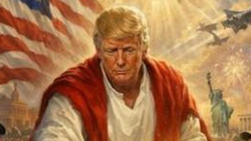 Trump Klarifikasi Foto AI Dirinya Mirip Yesus: Itu Seorang Dokter