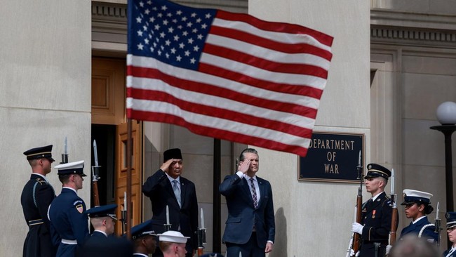 Bertemu di Pentagon, Menhan RI Sjafrie dan Menhan AS Pete Hegseth sepakat tingkatkan hubungan pertahanan jadi mitra pertahanan utama.