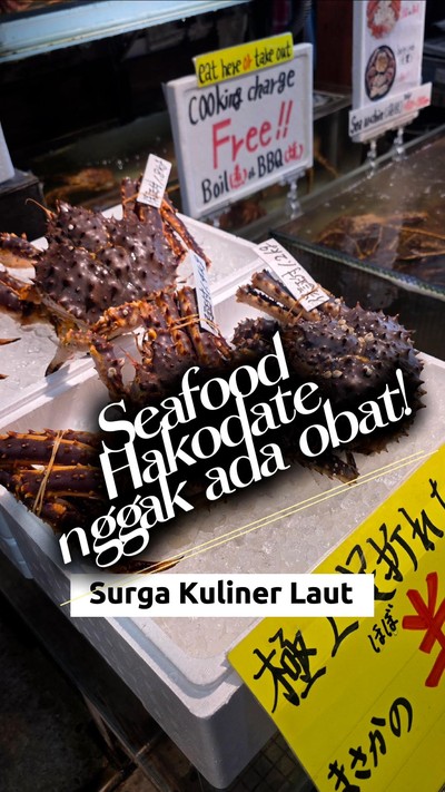 Video: Hakodate Surganya Makanan Laut-Sushi yang Wajib Dicoba!