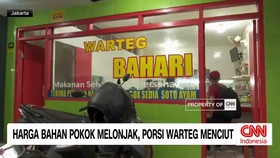 VIDEO: Harga Bahan Pokok Melonjak, Porsi Warteg Menciut