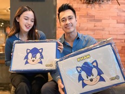 Kebersamaan Eza Gionino dan Meiza Aulia di Ulang Tahun Anak