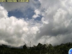 Gunung Dempo Kembali Erupsi, Tinggi Kolom Abu Capai 3,5 Kilometer