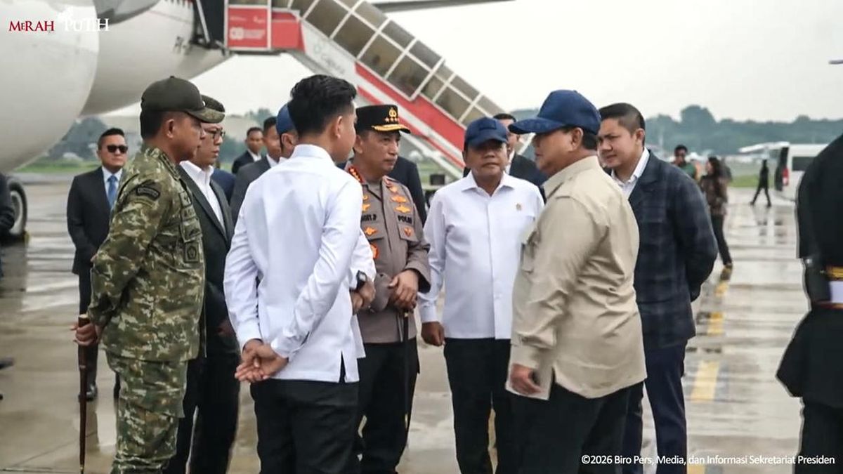 Disambut Gibran, Prabowo Tiba di RI usai Kunker ke Rusia dan Prancis