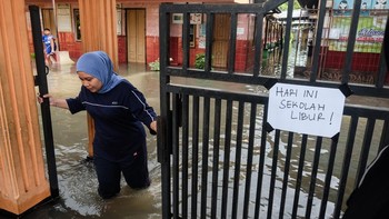FOTO: Banjir Rendam 14 Desa di Sukoharjo Jawa Tengah