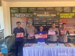 Polres Karangasem Tangkap 5 Tersangka Narkoba, 1 Penyanyi Kafe Asal Denpasar