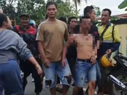 Jambret di Palembang Diamuk Massa Usai Jatuh dari Motor