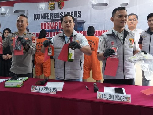 Pabrik Miras Oplosan di Sumsel: 4 Tersangka, Puluhan Ribu Botol Disita