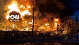 Kebakaran di Kyiv Akibat Serangan Drone Rusia, 4 Tewas