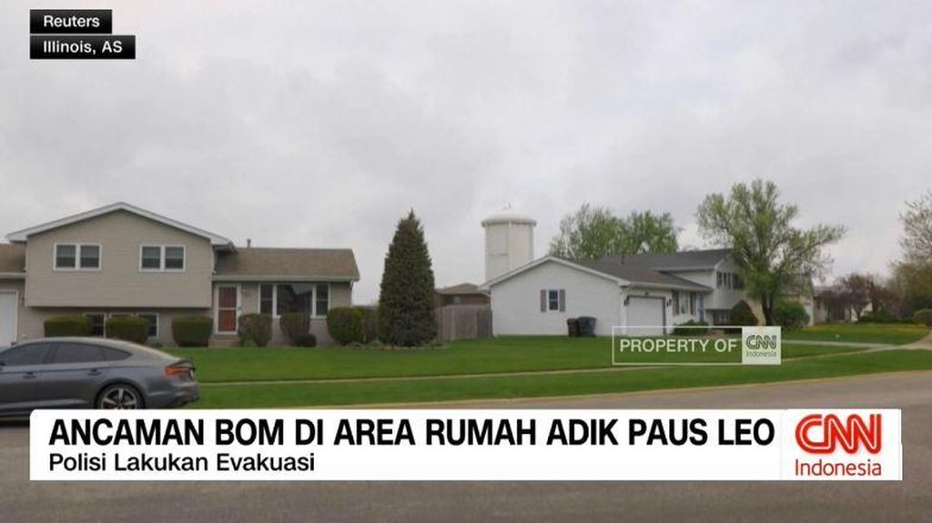 VIDEO: Ancaman Bom di Area Rumah Adik Paus Leo