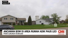 VIDEO: Ancaman Bom di Area Rumah Adik Paus Leo