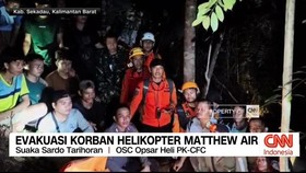 VIDEO: Evakuasi Korban Helikopter Matthew Air