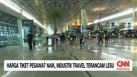 VIDEO: Harga Tiket Pesawat Naik, Industri Travel Terancam Lesu