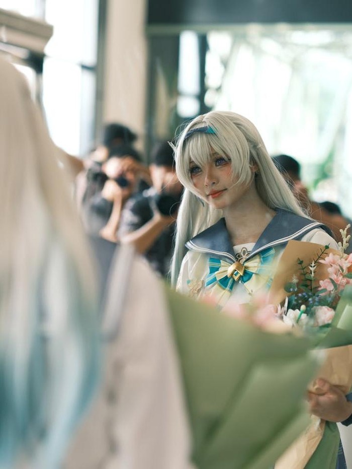 Ilustrasi cosplayer
