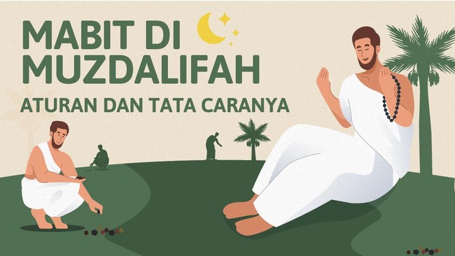 INFOGRAFIS: Mabit di Muzdalifah, Aturan dan Tata Caranya
